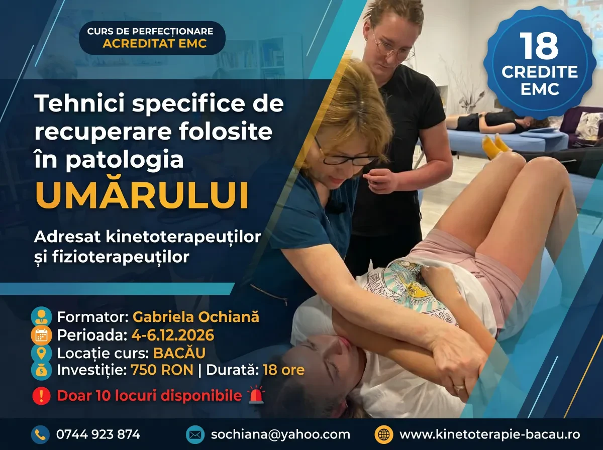 TEHNICI SPECIFICE DE RECUPERARE IN PATOLOGIA UMĂRULUI