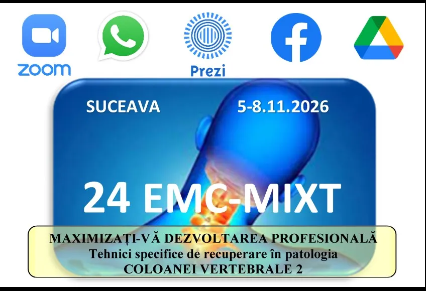 SUCEAVA - Tehnici specifice de recuperare folosite în patologia COLOANEI VERTEBRALE 2 (cervical)