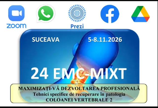 SUCEAVA - Tehnici specifice de recuperare folosite în patologia COLOANEI VERTEBRALE 2 (cervical)
