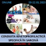 Curs EMCD  –  ON LINE Conduita kinetoterapeutică specifică în SARCINĂ