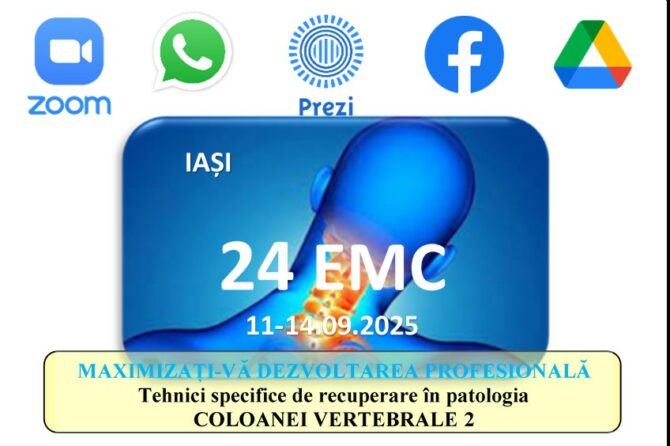 Tehnici specifice de recuperare folosite în patologia COLOANEI VERTEBRALE 2 (cervical) – IAȘI