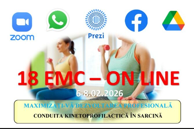 Curs EMC – Conduita kinetoprofilactică specifică în SARCINĂ – ON LINE