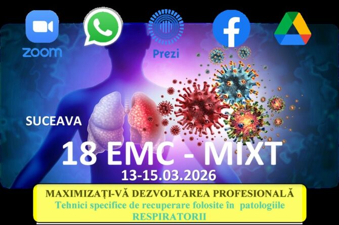 Curs EMC – SUCEAVA -Tehnici specifice de recuperare folosite în patologiile RESPIRATORII