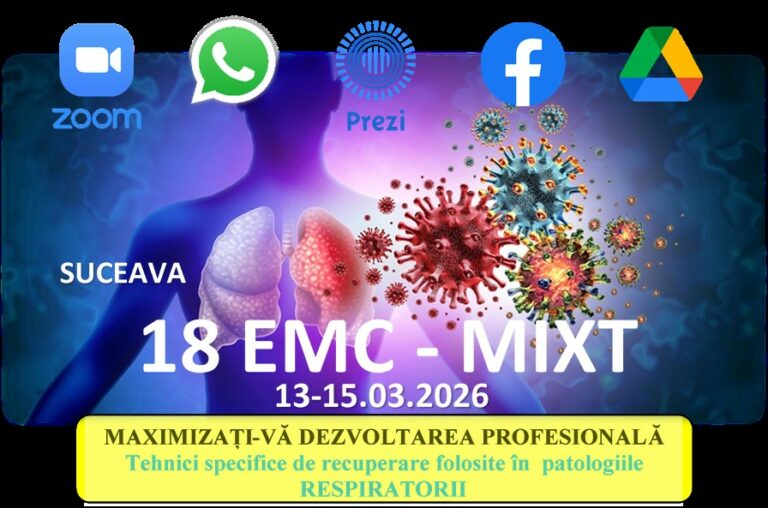 Curs EMC – SUCEAVA -Tehnici specifice de recuperare folosite în patologiile RESPIRATORII