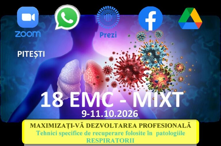 Curs EMC – PITESTI -Tehnici specifice de recuperare folosite în patologiile RESPIRATORII